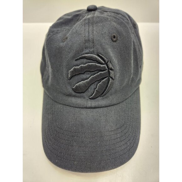 Toronto Raptors 47 Brand Black Adjustable Strapback Hat NBA Basketball Cap Youth - Picture 1 of 14